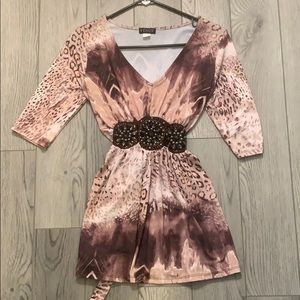 VENUS Animal Print Blouse